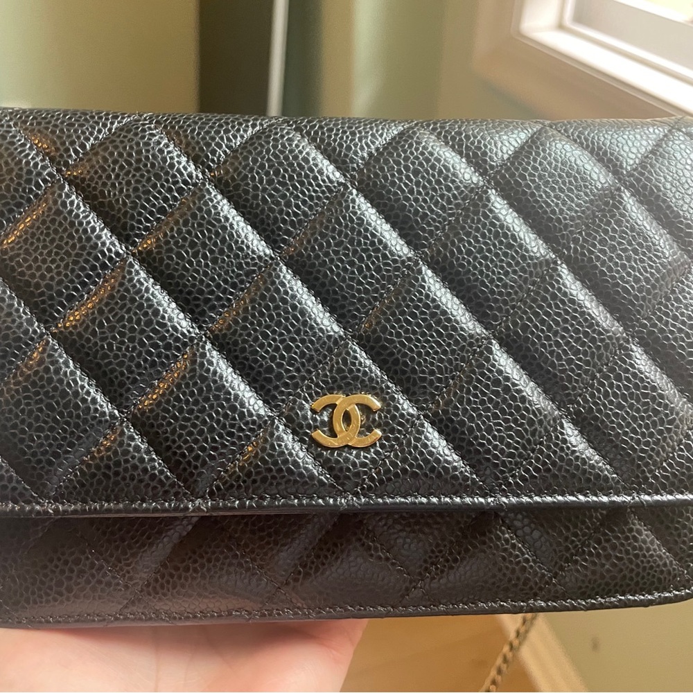 Chanel Wallet on Chain Caviar with golf hardware - Picture 7 of 7